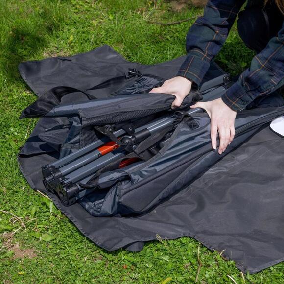 Ozark Trail Swing Hammock Chair, Black Grey, Portable - Picture 3 of 9